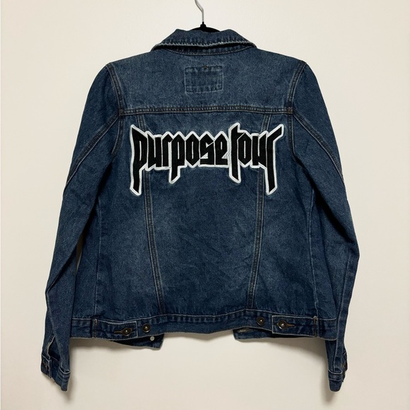 Justin Bieber Purpose Tour Jean Denim Jacket - Picture 3 of 4